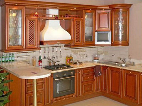 Кухни в классическом стиле коричневая